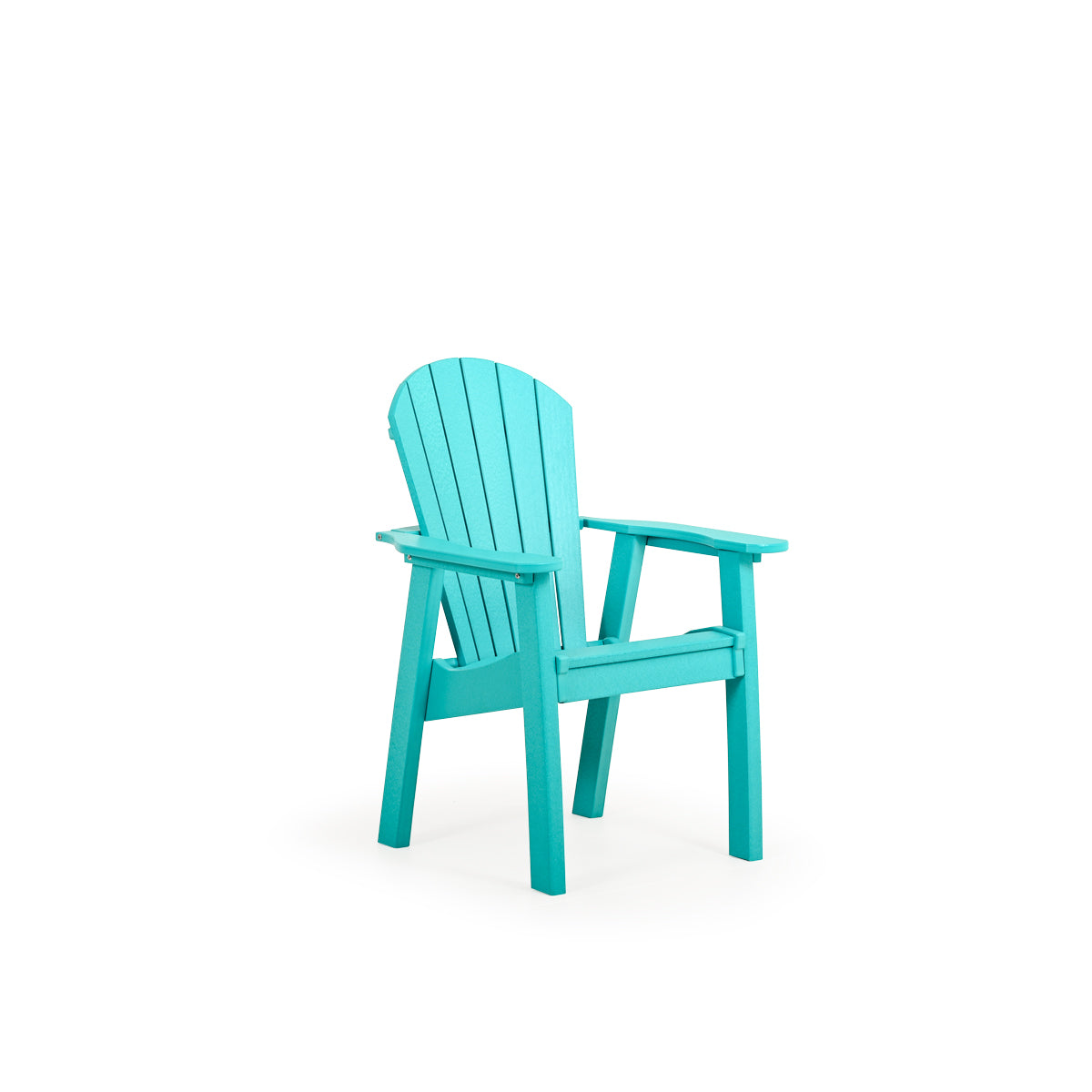 Oceanside Outdoor Poly Lumber Dining Arm Chair in Turquoise