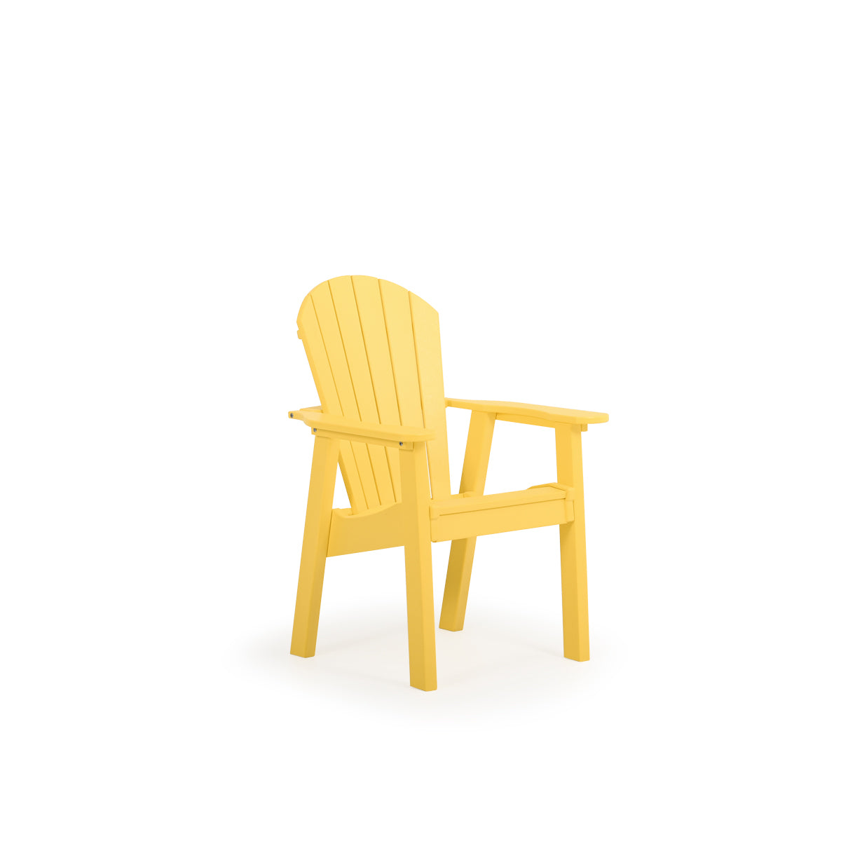 Oceanside Outdoor Poly Lumber Dining Arm Chair in Yellow