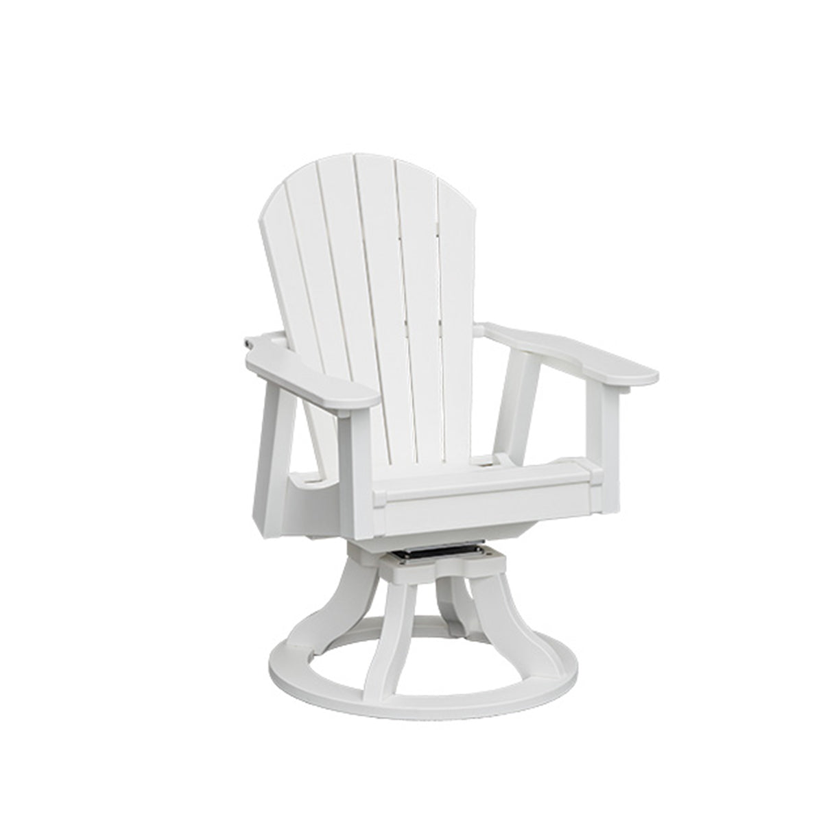 Oceanside Outdoor Poly Lumber Swivel Dining Chair