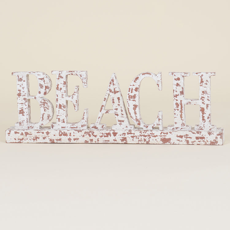 Indoor Distressed Beach Sign