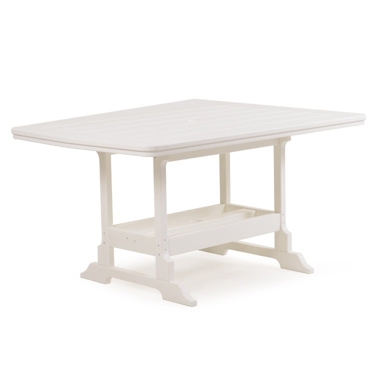 Oceanside Outdoor 40"x 60" Rectangle Poly Lumber Dining Table