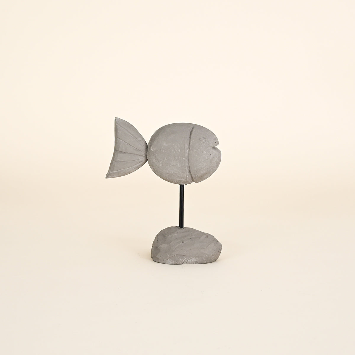 Stone Fish on Stand, Large