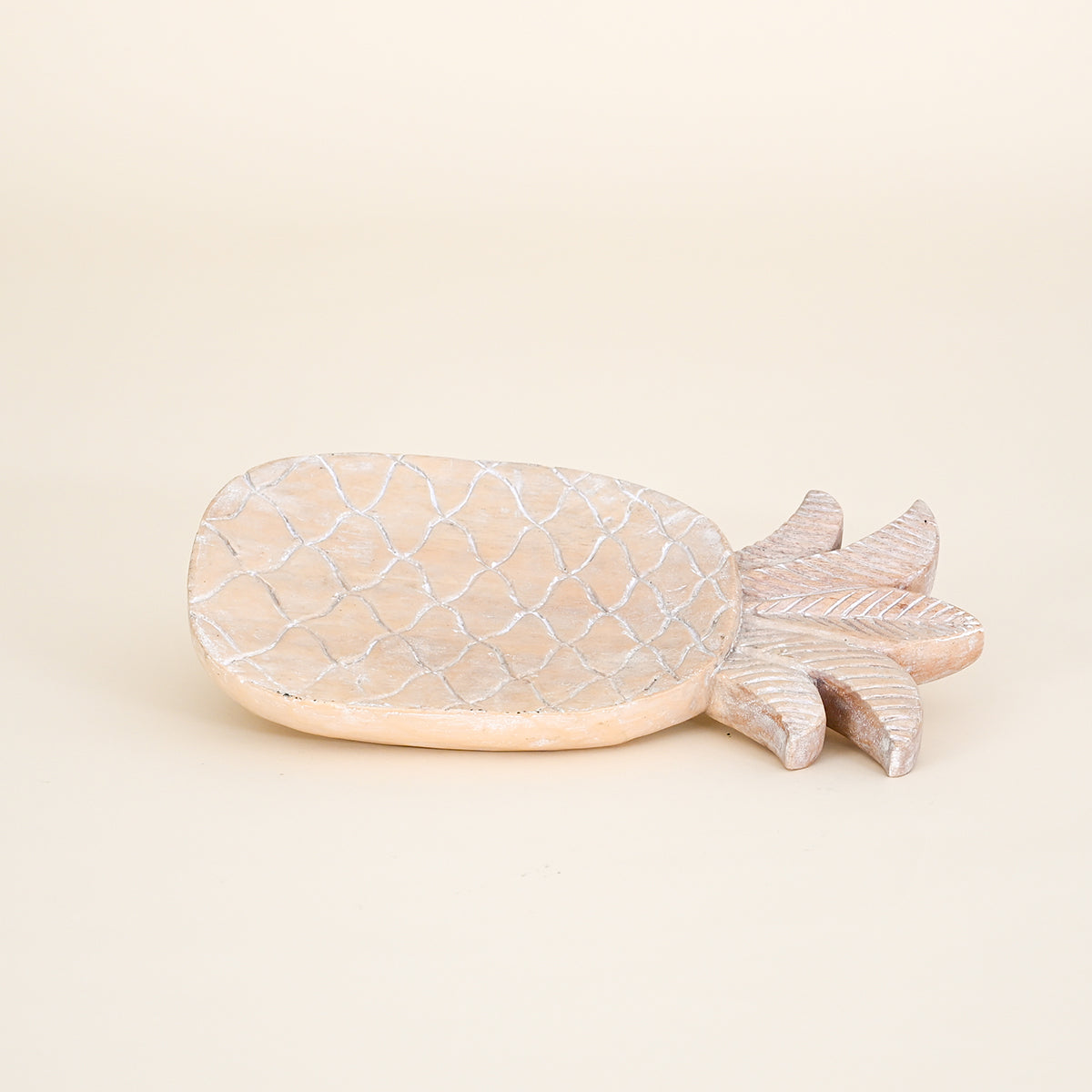 Wood Pineapple Dish, Small