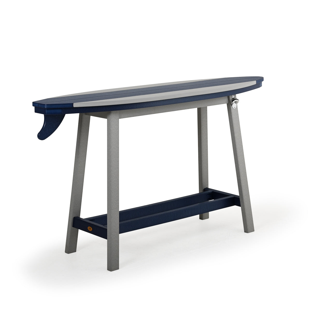 Outdoor Poly Lumber Bar Height Surfboard Table