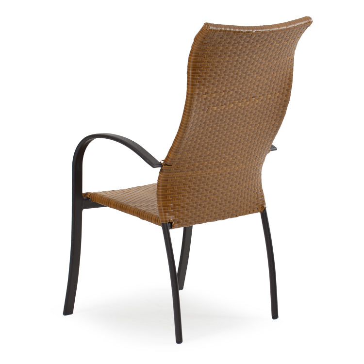 Empire Outdoor Wicker High Back Dining Chair