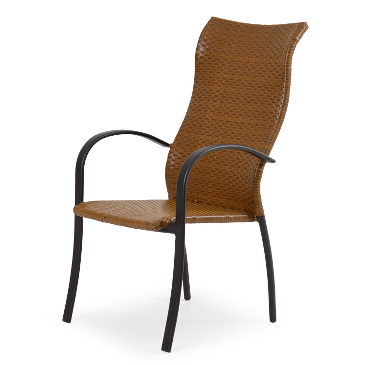 Empire Outdoor Wicker High Back Dining Chair