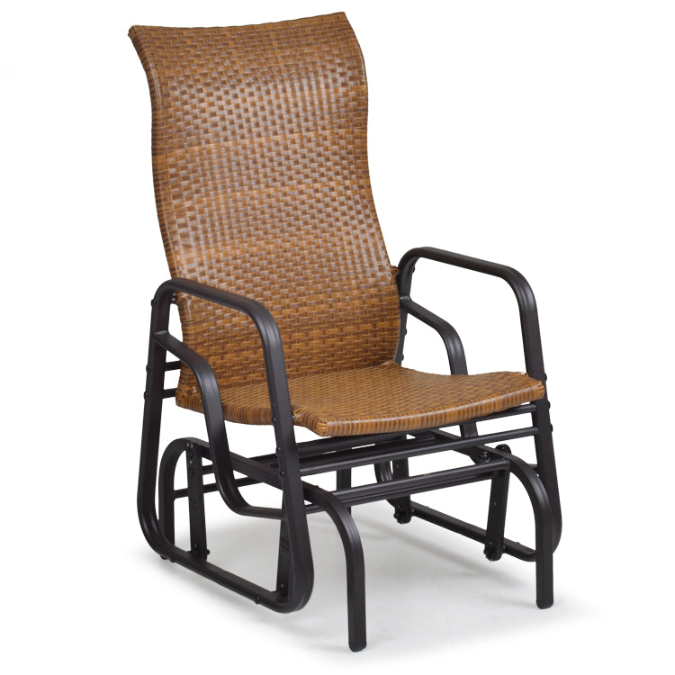 Empire Outdoor Wicker Single Glider