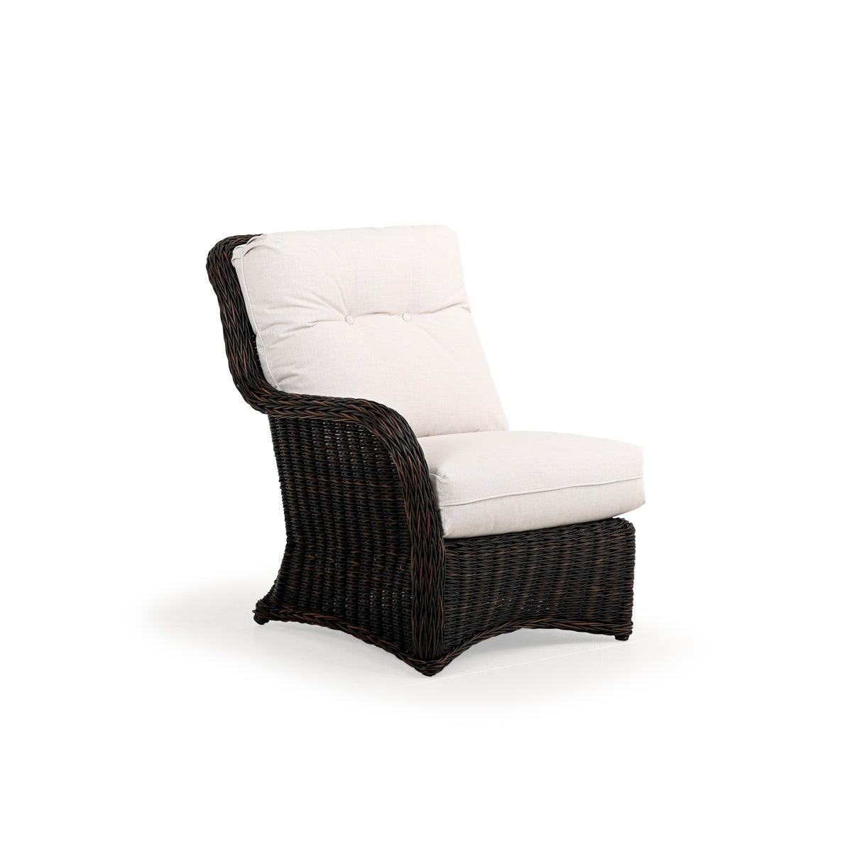 Maldives Outdoor Wicker Left Facing Arm Chair