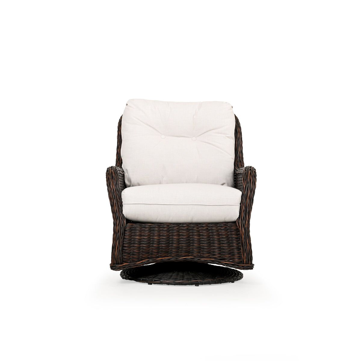 Maldives Outdoor Wicker Swivel Glider