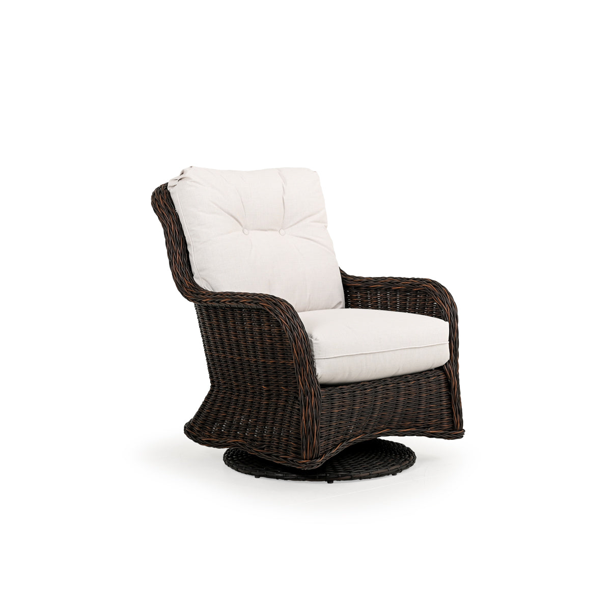 Maldives Outdoor Wicker Swivel Glider