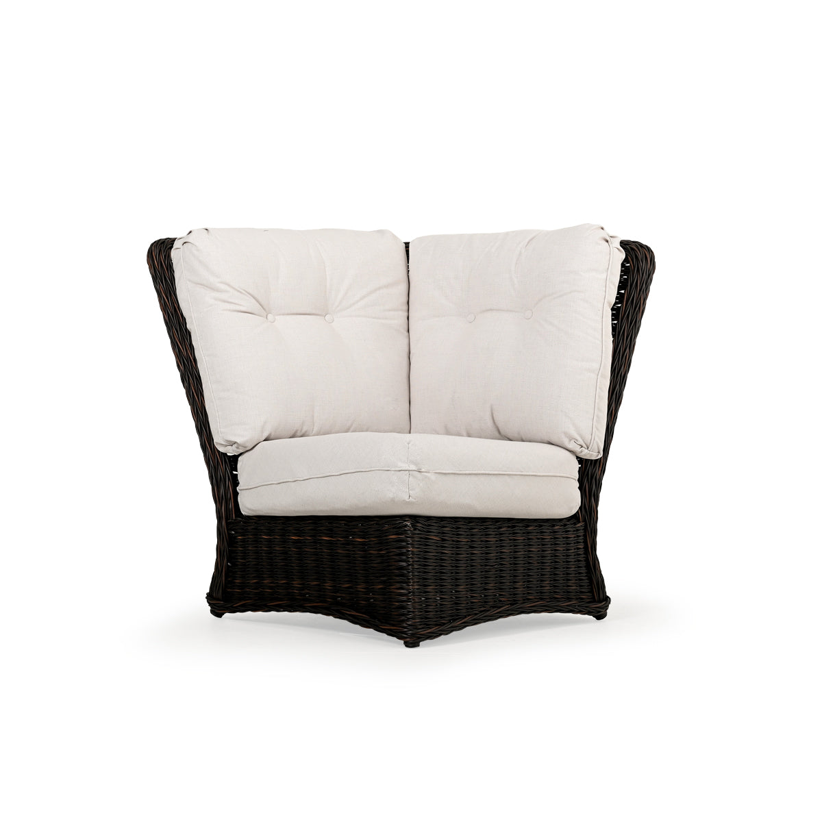 Maldives Outdoor Wicker 90 Degree Corner Chair