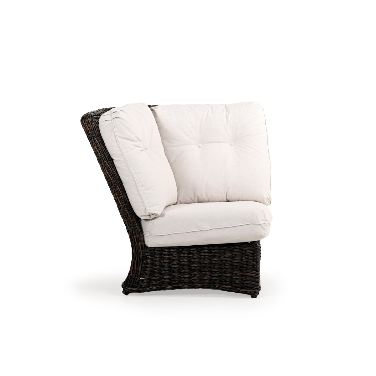 Maldives Outdoor Wicker 90 Degree Corner Chair