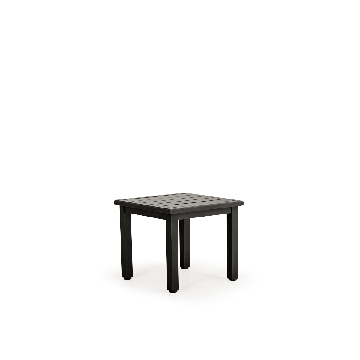 St. Martin Outdoor Aluminum Slat Top End Table