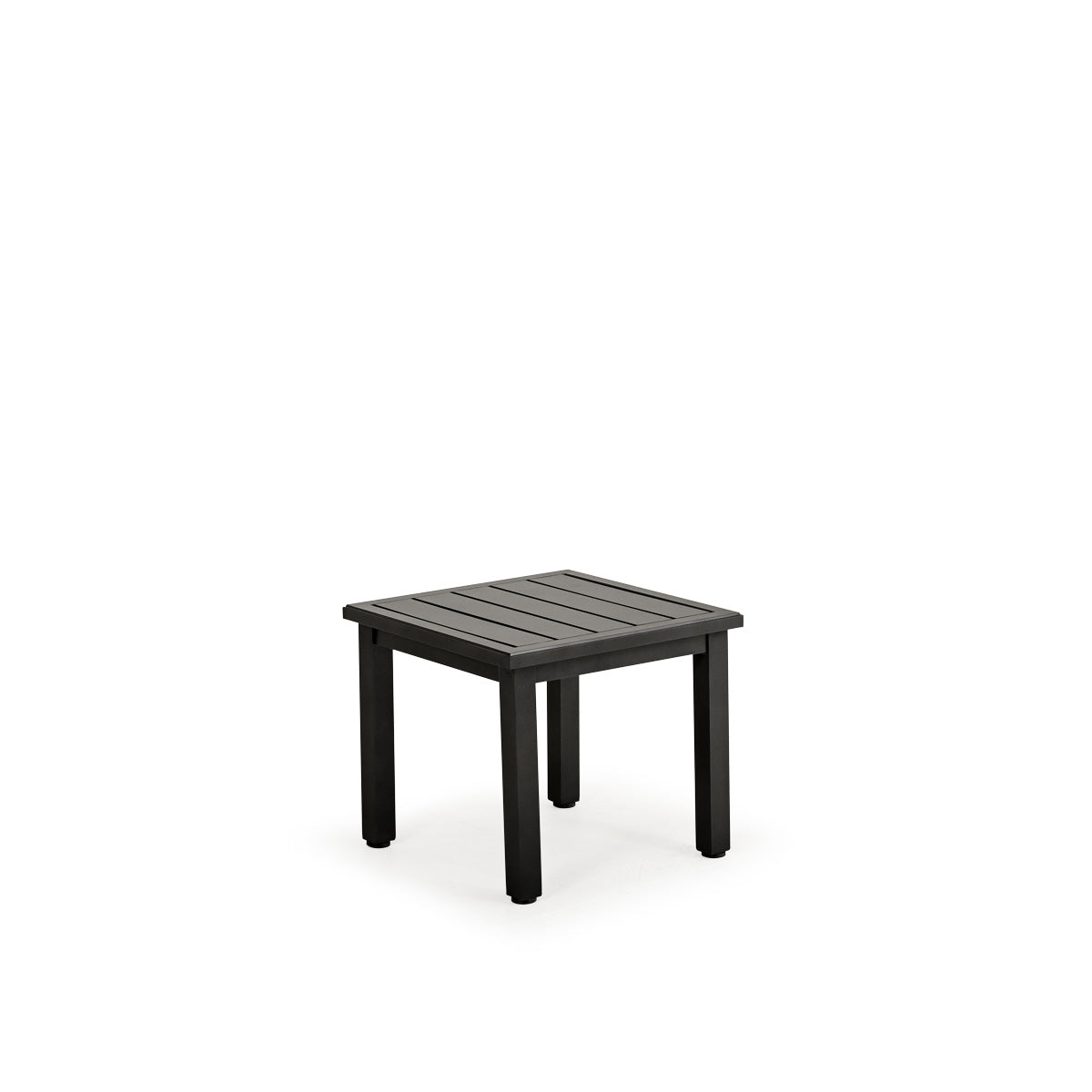 St. Martin Outdoor Aluminum Slat Top End Table