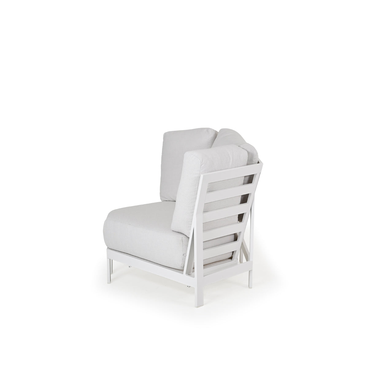 Costa Outdoor Aluminum 90 Degree Corner Chair