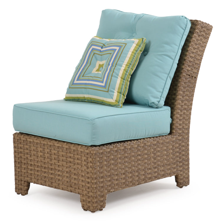 Kokomo Contemporary Outdoor Wicker Armless Chair