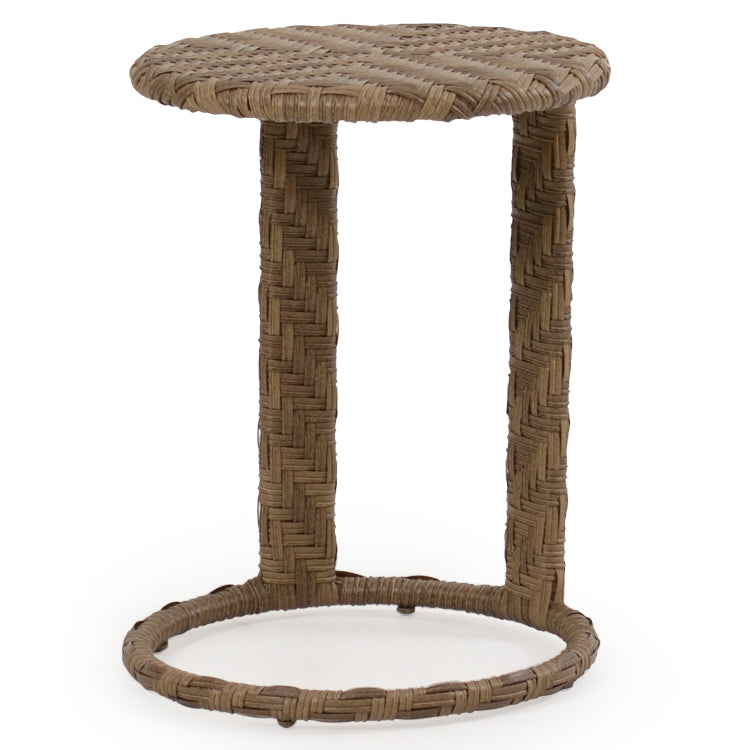 Kokomo Contemporary Outdoor Wicker Round End Table