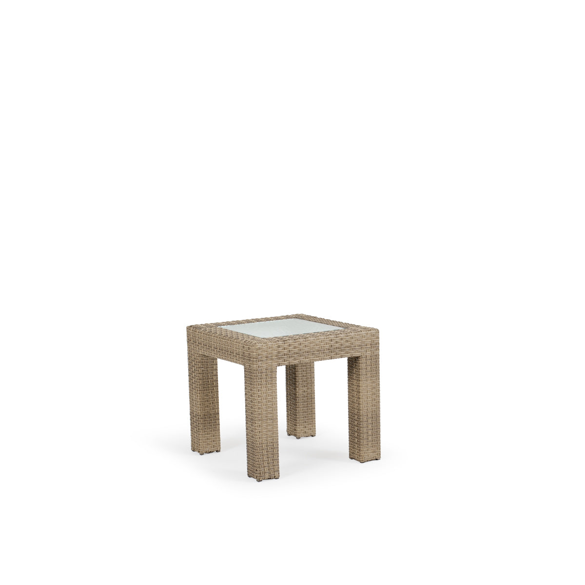 Kokomo Contemporary Outdoor Wicker End Table