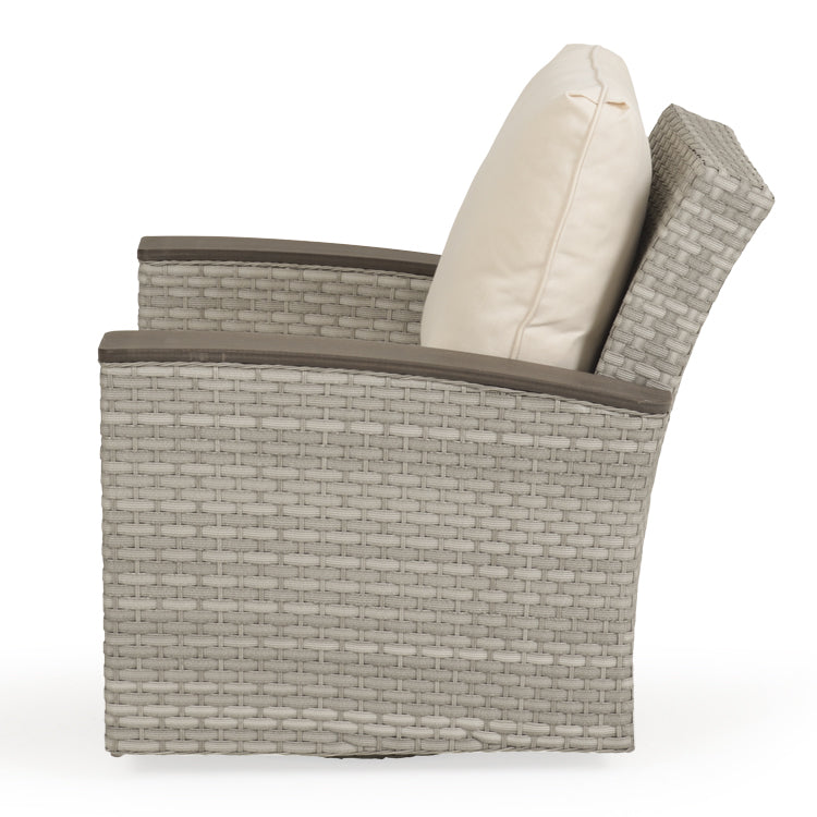 Retreat Outdoor Wicker Swivel Glider