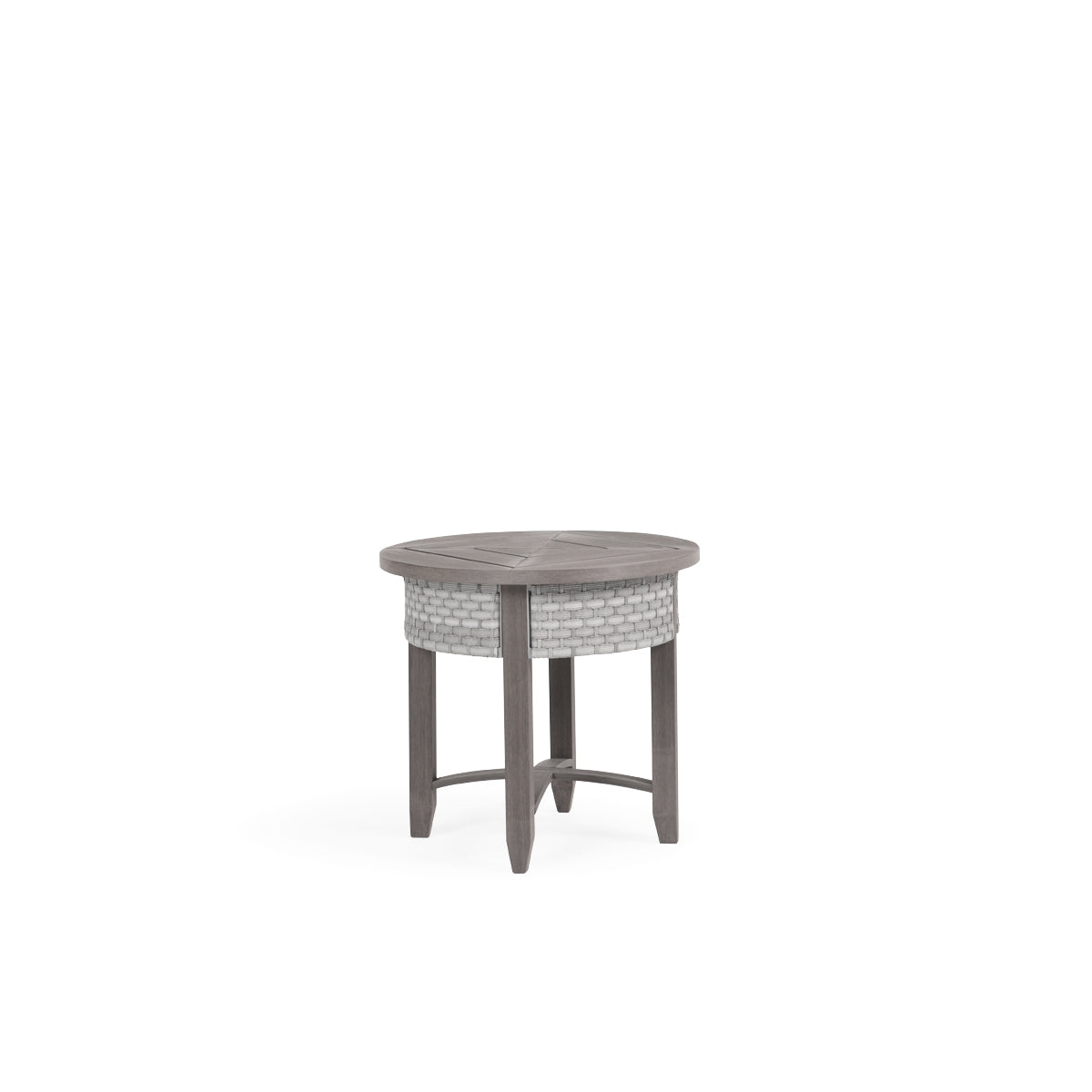 Retreat Outdoor Wicker Round End Table