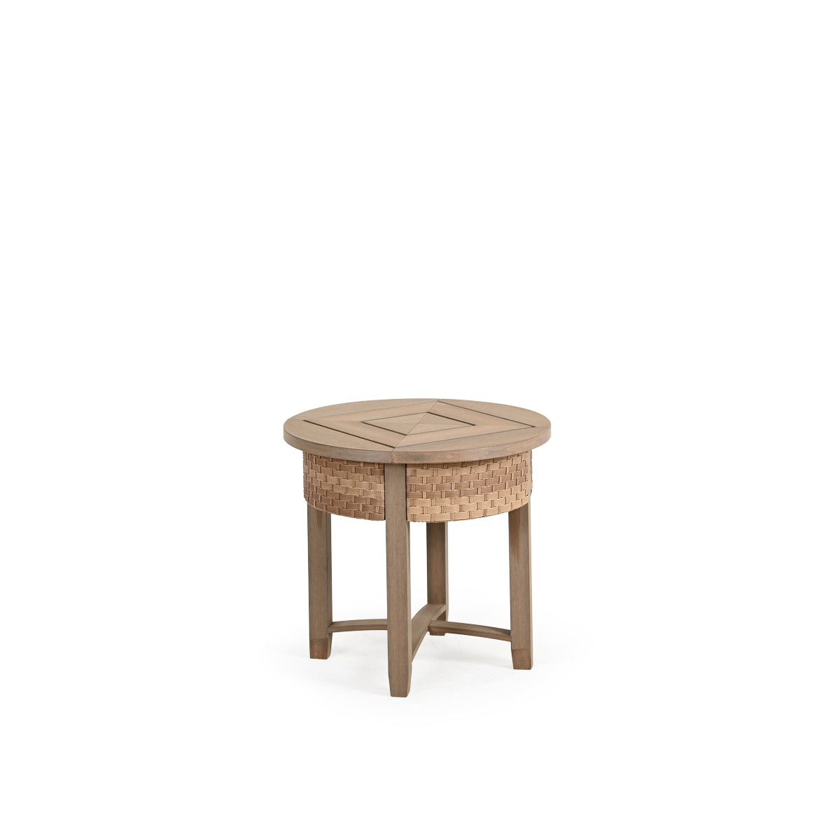 Retreat Outdoor Wicker Round End Table