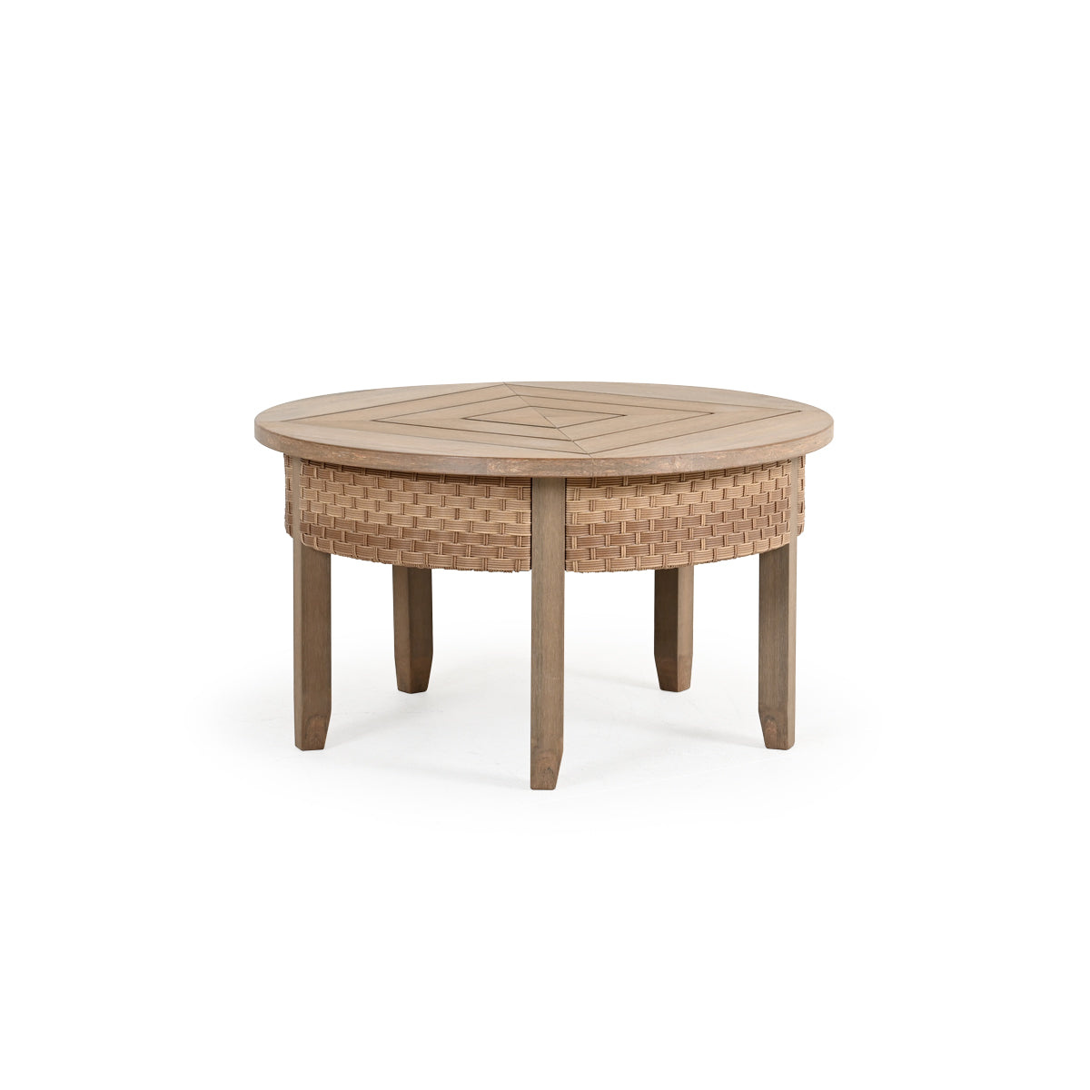 Retreat Outdoor Wicker Round Cocktail Table