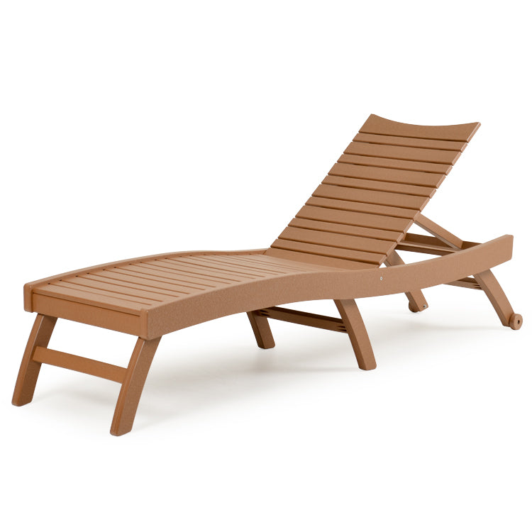 Bayshore Outdoor Poly Lumber Chaise Lounge