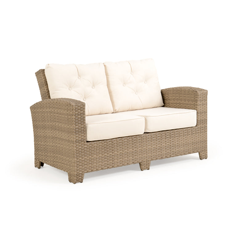 Kokomo Contemporary Outdoor Wicker Loveseat