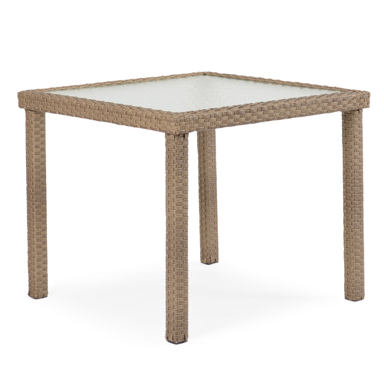 Kokomo Contemporary Outdoor Wicker 34" Square Dining Table