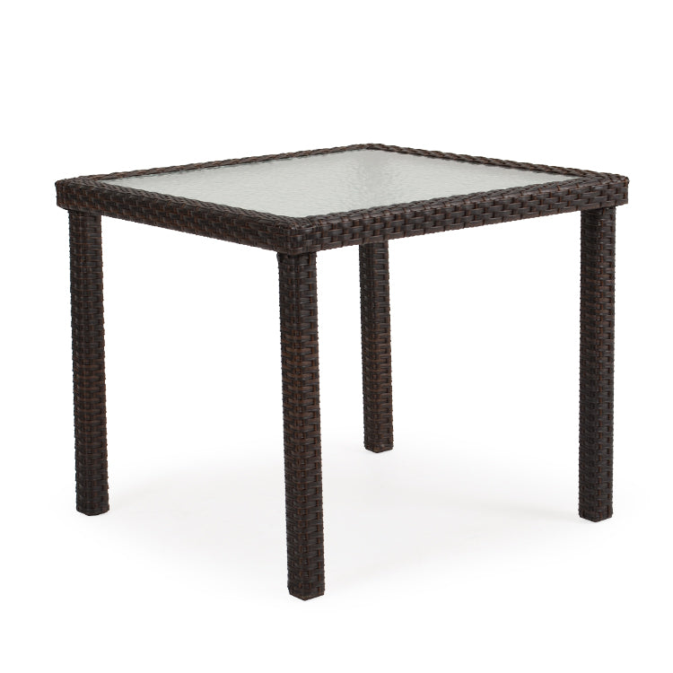 Kokomo Contemporary Outdoor Wicker 34" Square Dining Table