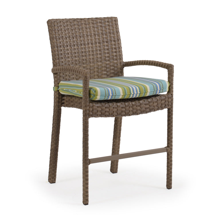 Kokomo Contemporary Outdoor Wicker Counter Stool