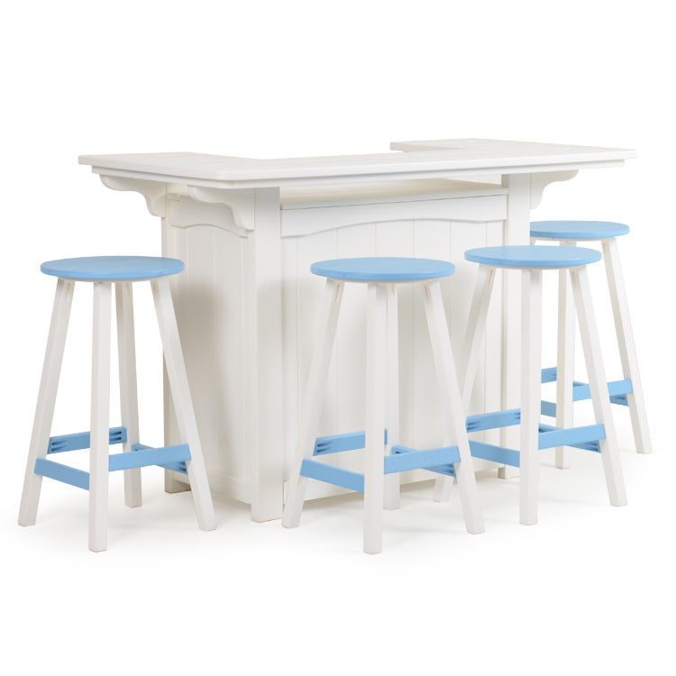 Outdoor Poly Lumber Backless Bar Stool