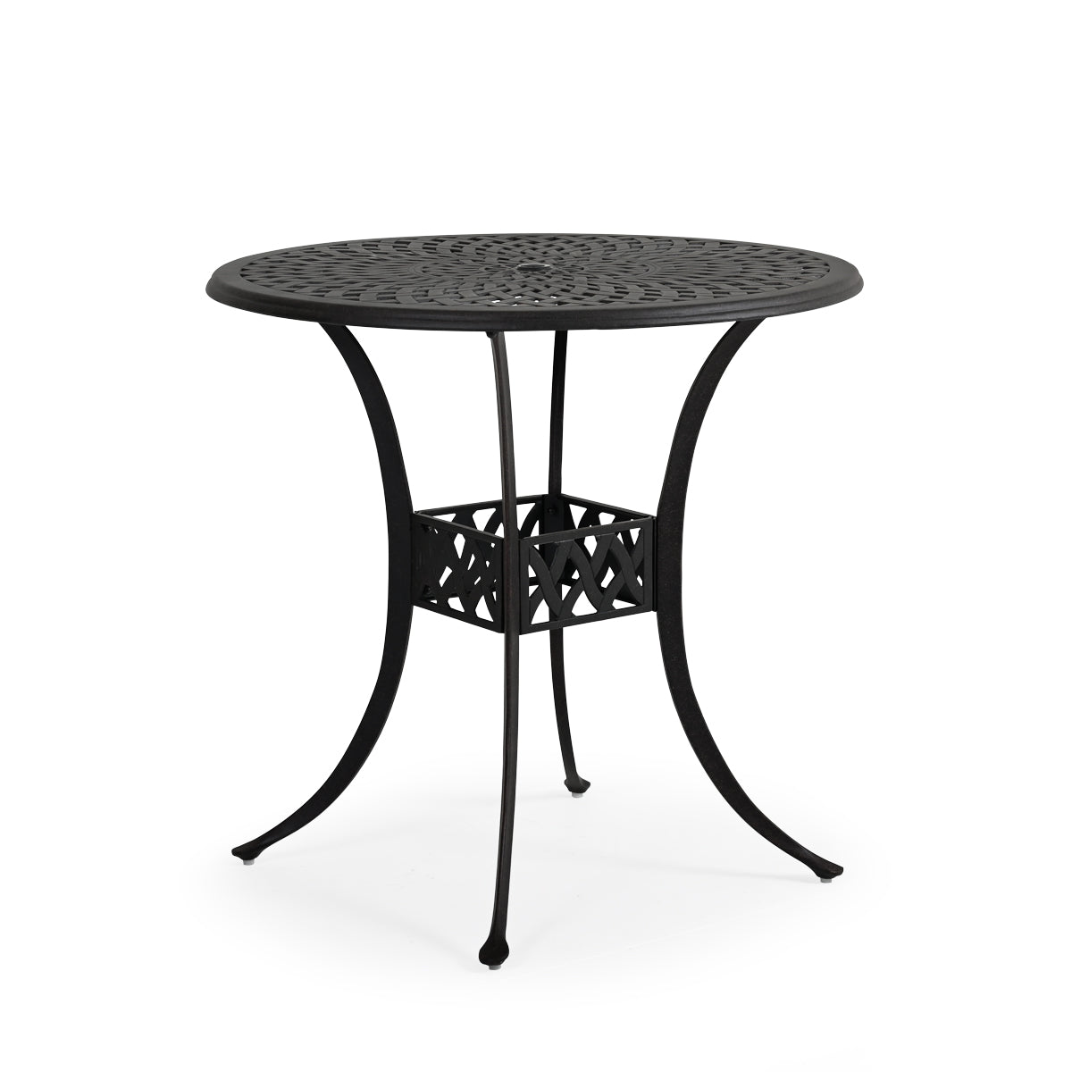 Trellis Outdoor Cast Aluminum 42" Round Bar Table