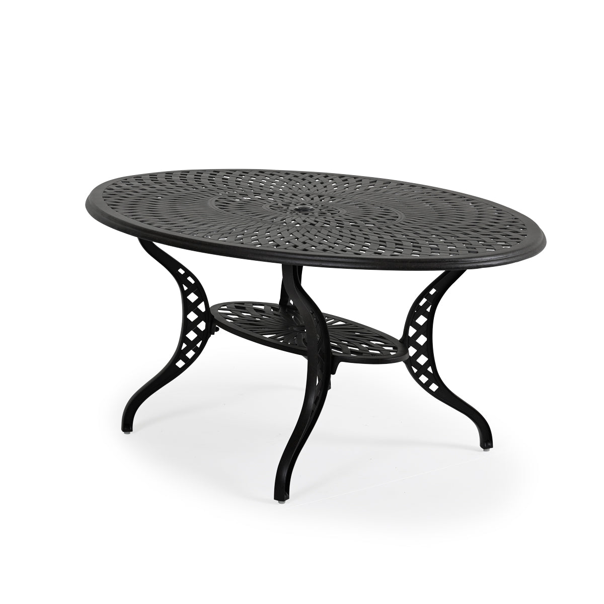 Trellis Outdoor Cast Aluminum 44" x 66" Oval Dining Table