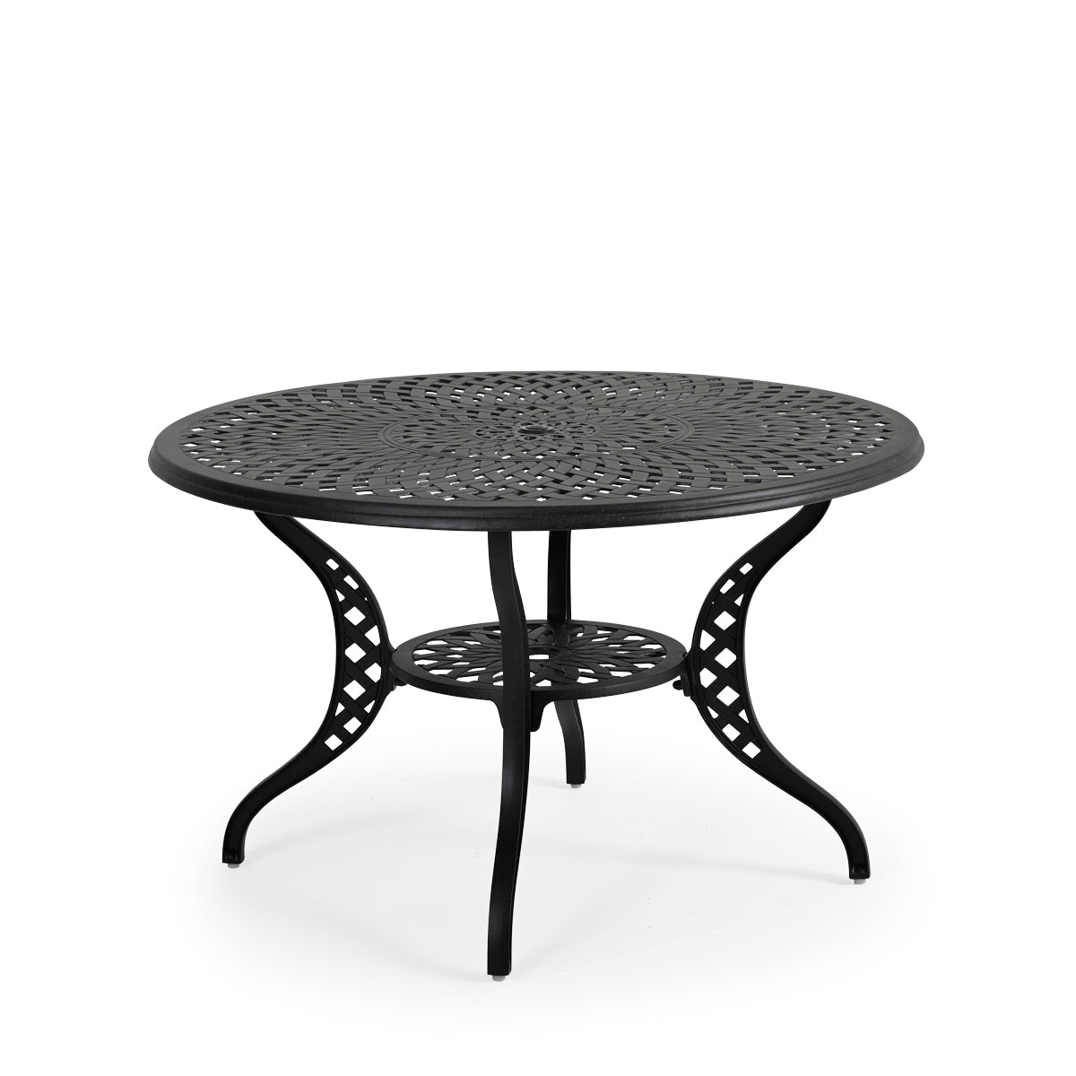 Trellis Outdoor Cast Aluminum 48" Round Dining Table