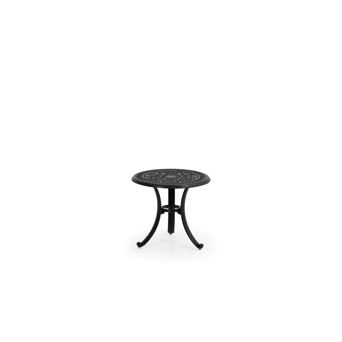 Charleston Outdoor Cast Aluminum 20" Round Side Table