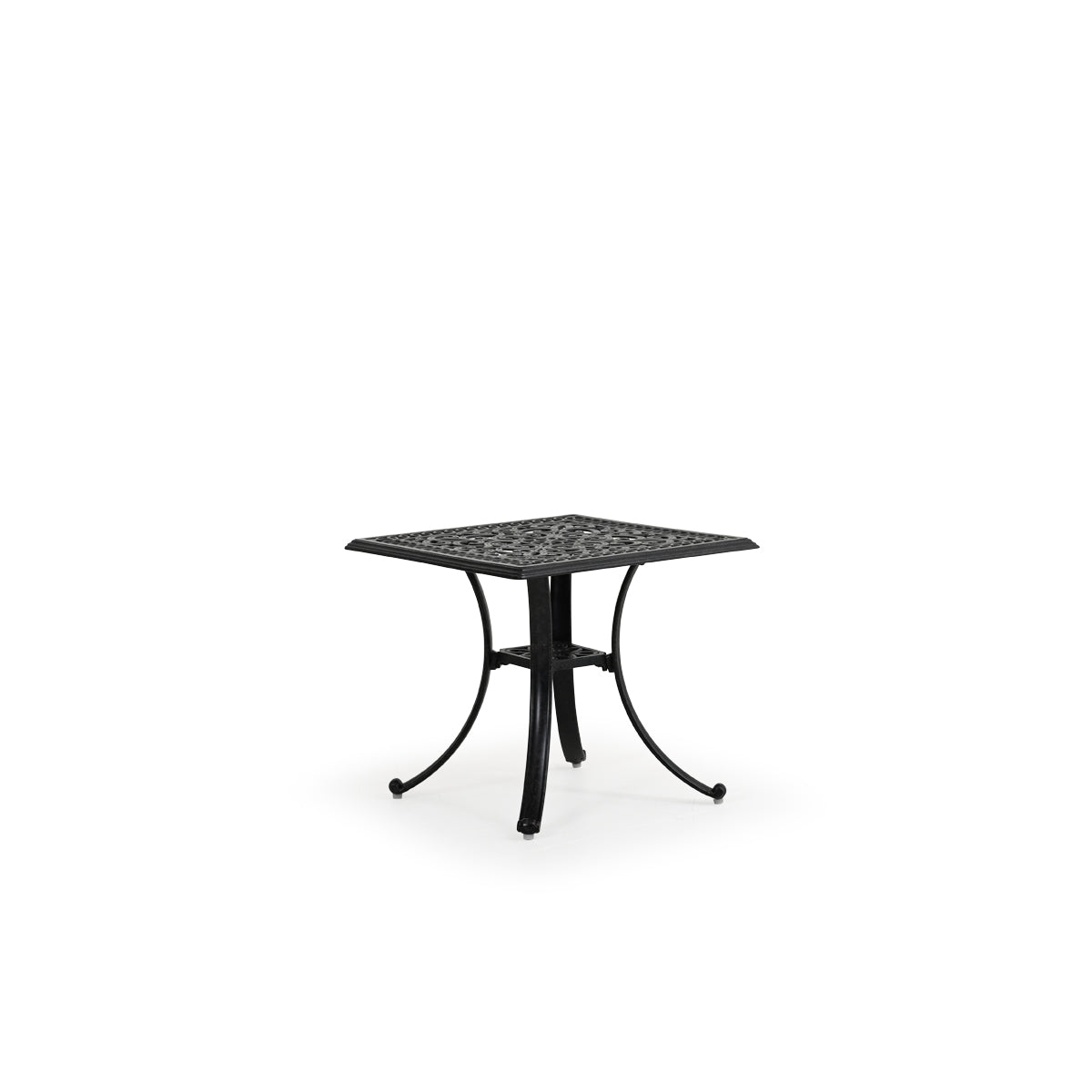 Charleston Outdoor Cast Aluminum Square End Table