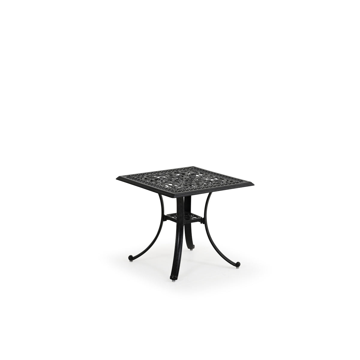 Charleston Outdoor Cast Aluminum Square End Table