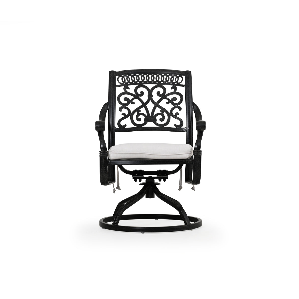 Charleston Outdoor Cast Aluminum Swivel Tilt Dining Arm Chair