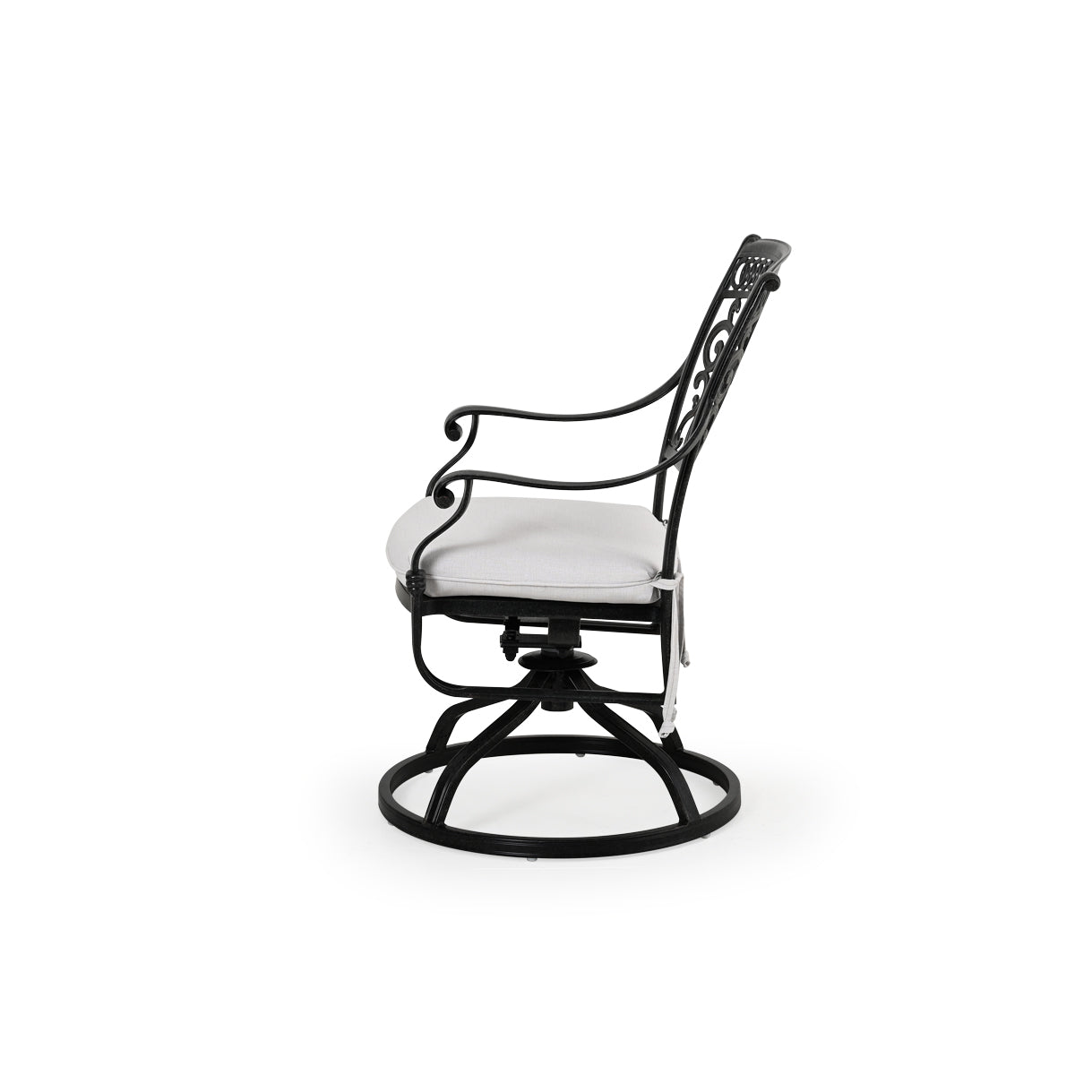 Charleston Outdoor Cast Aluminum Swivel Tilt Dining Arm Chair