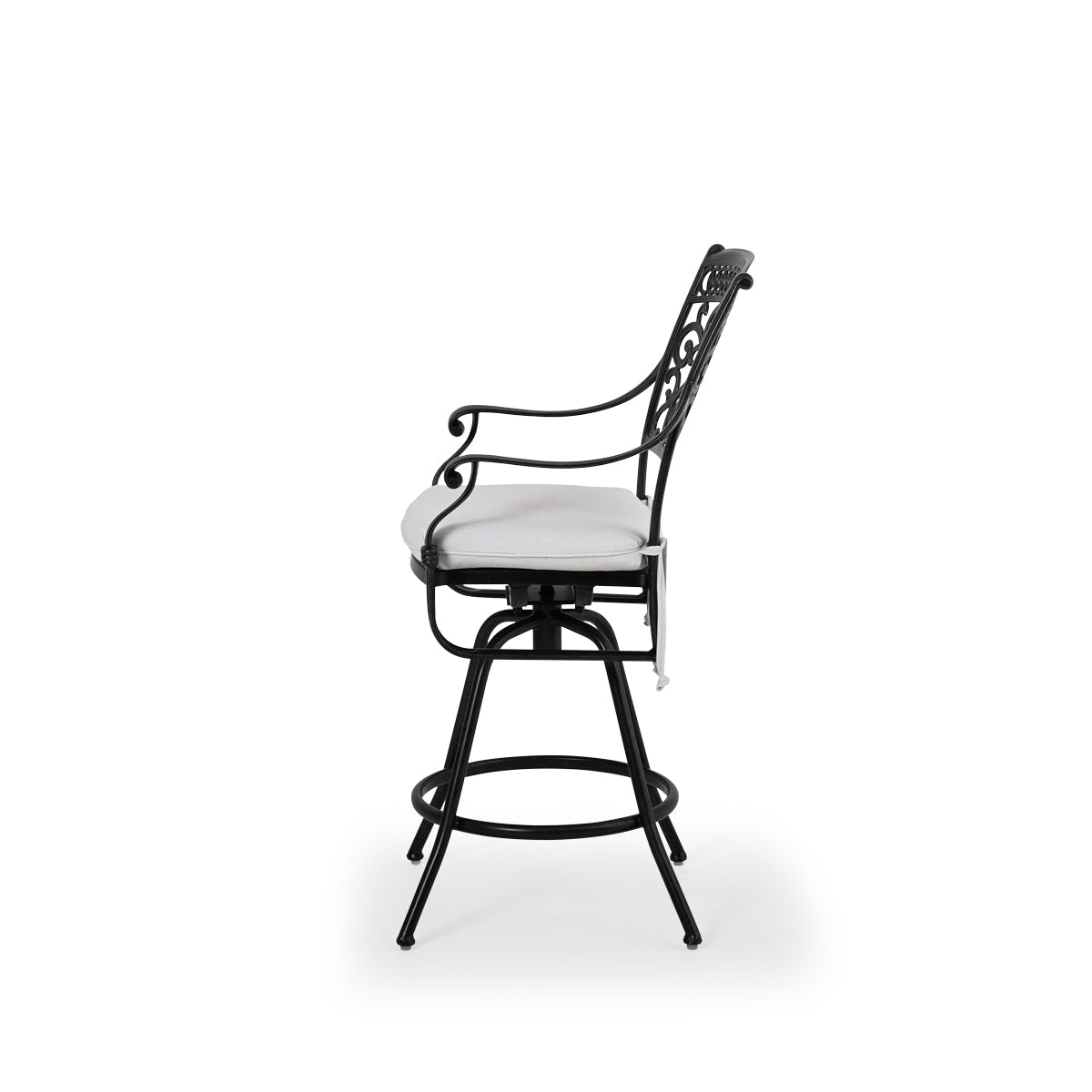 Charleston Outdoor Cast Aluminum Swivel Bar Stool