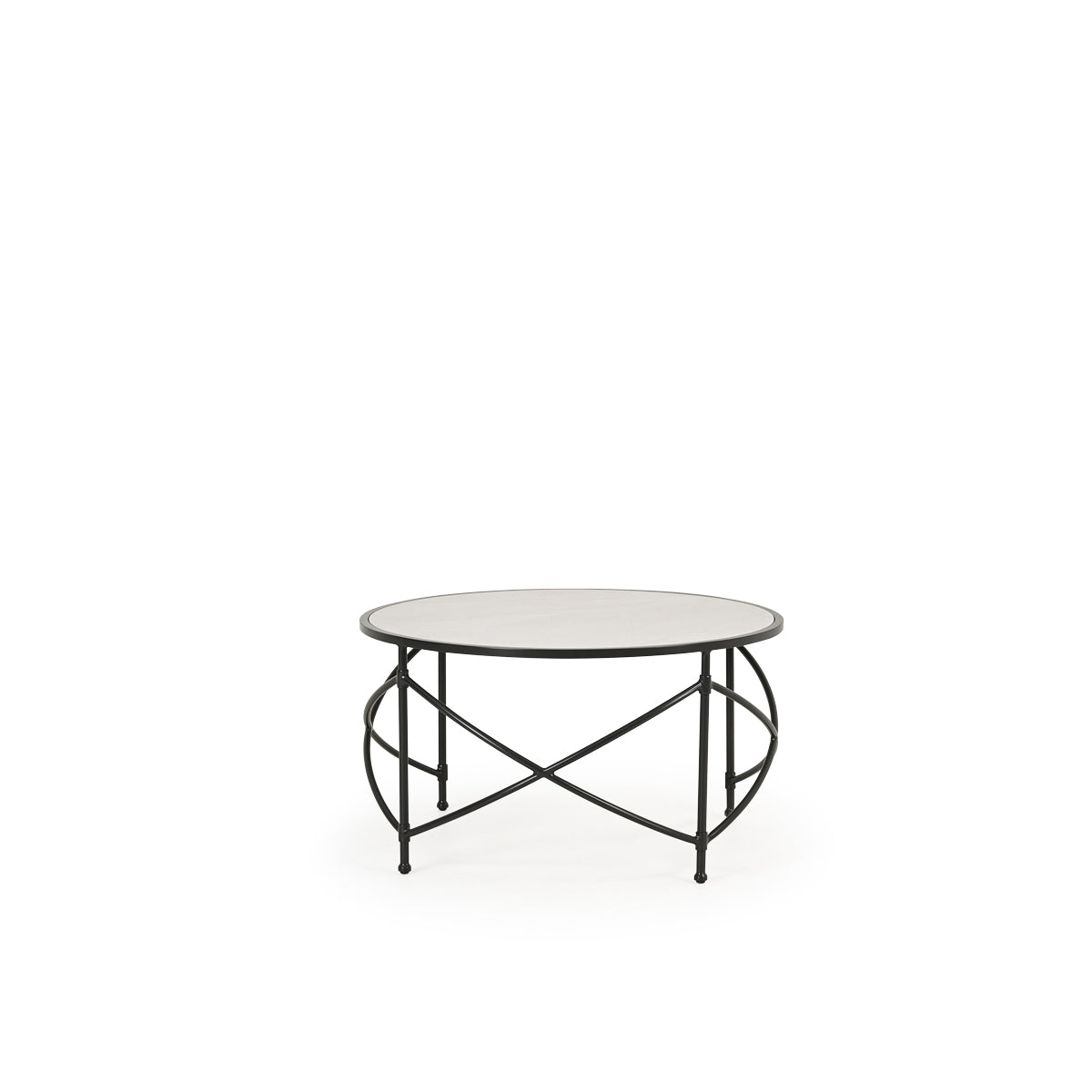 Bermuda Outdoor Aluminum Cocktail Table with Tile Top