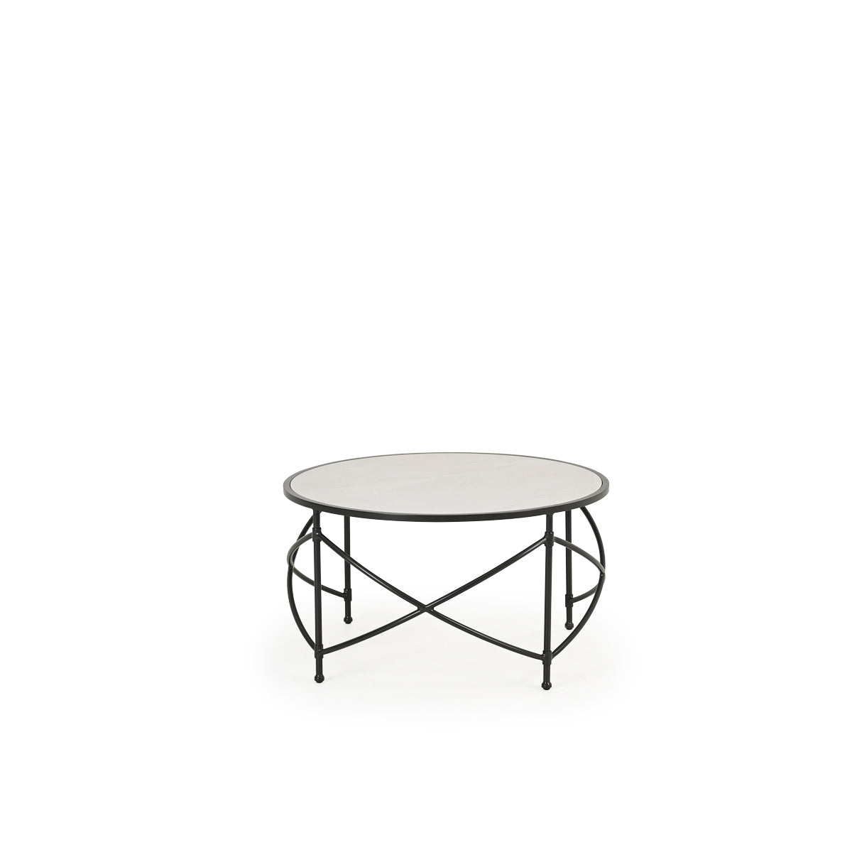 Bermuda Outdoor Aluminum Nested Cocktail & End Tables with Tile Top