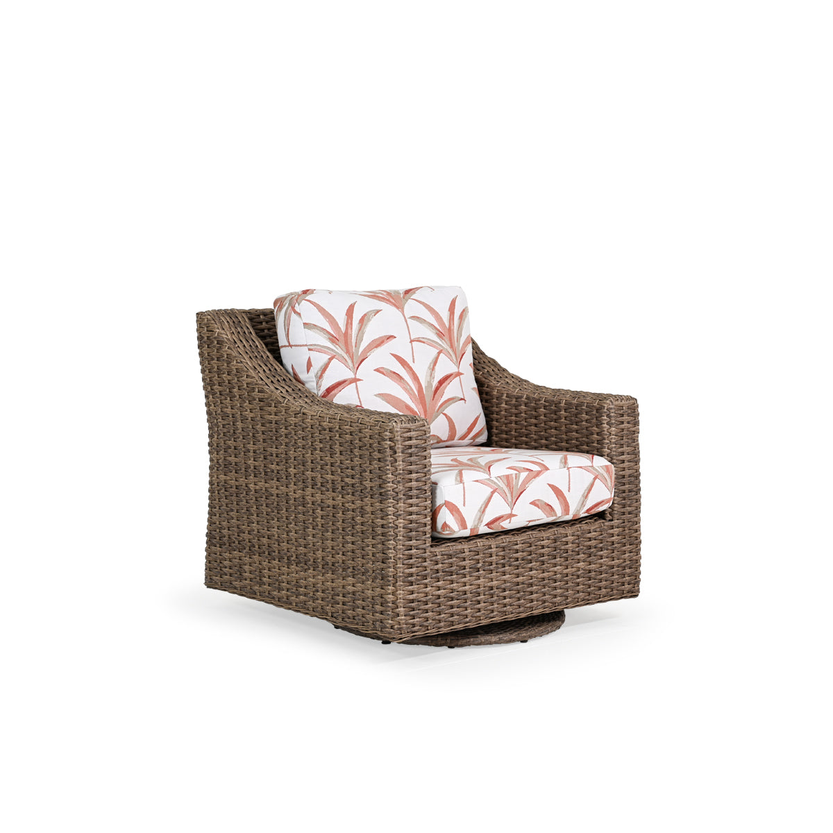 Bermuda Outdoor Wicker Swivel Glider