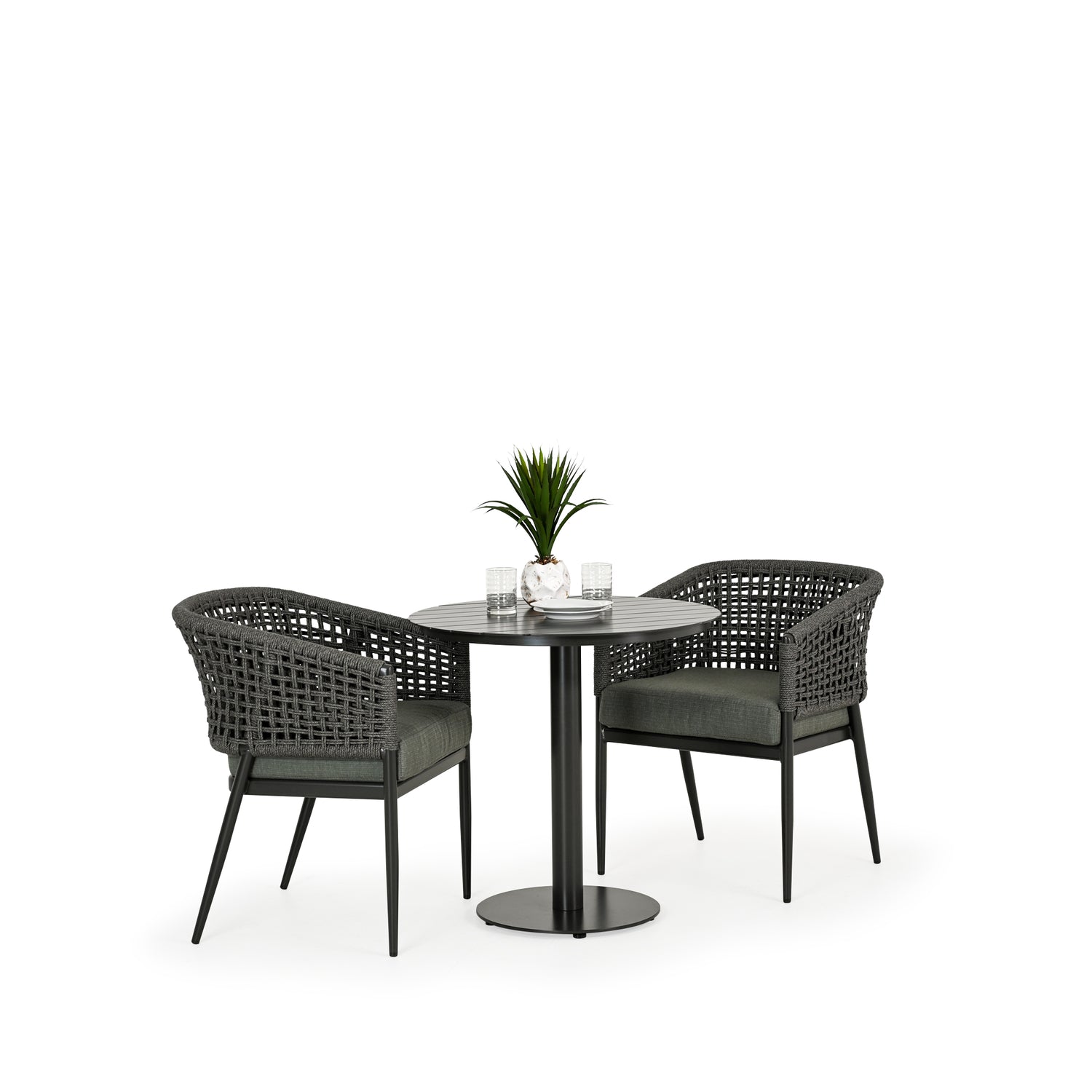 Laguna Outdoor Aluminum Rope Dining Chair