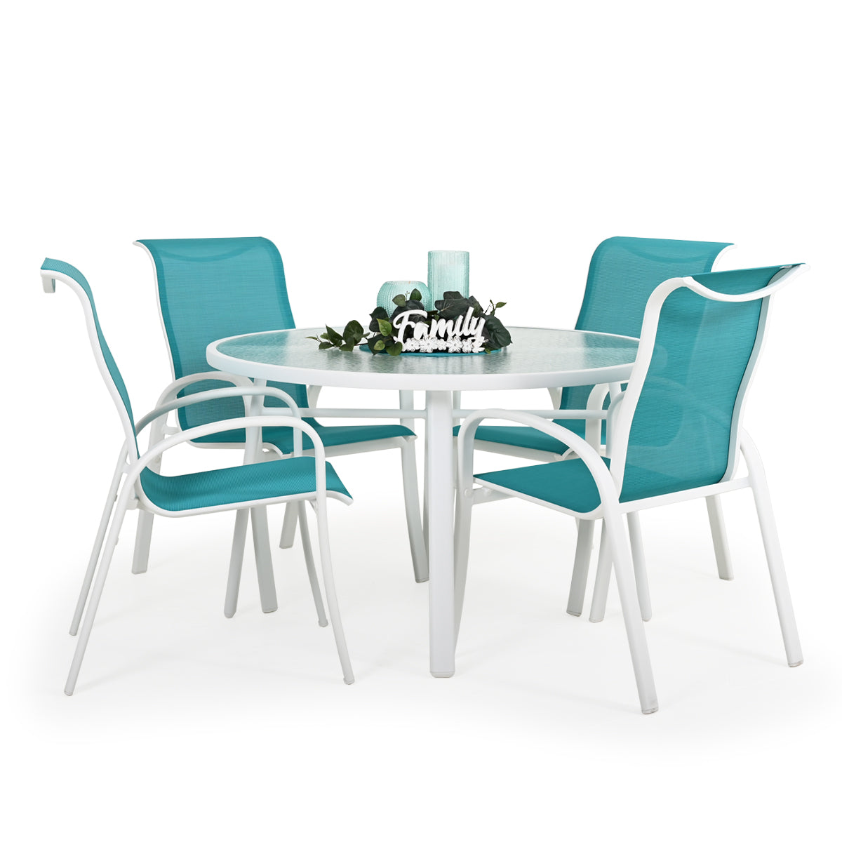 Madeira Outdoor 5 Piece Sling Dining Set