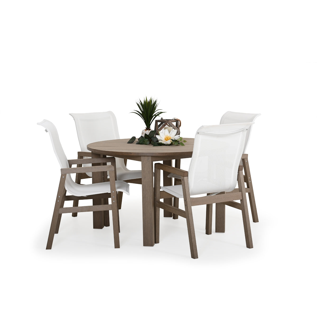 Maui Outdoor PoliSoul™ 48" Round Dining Table