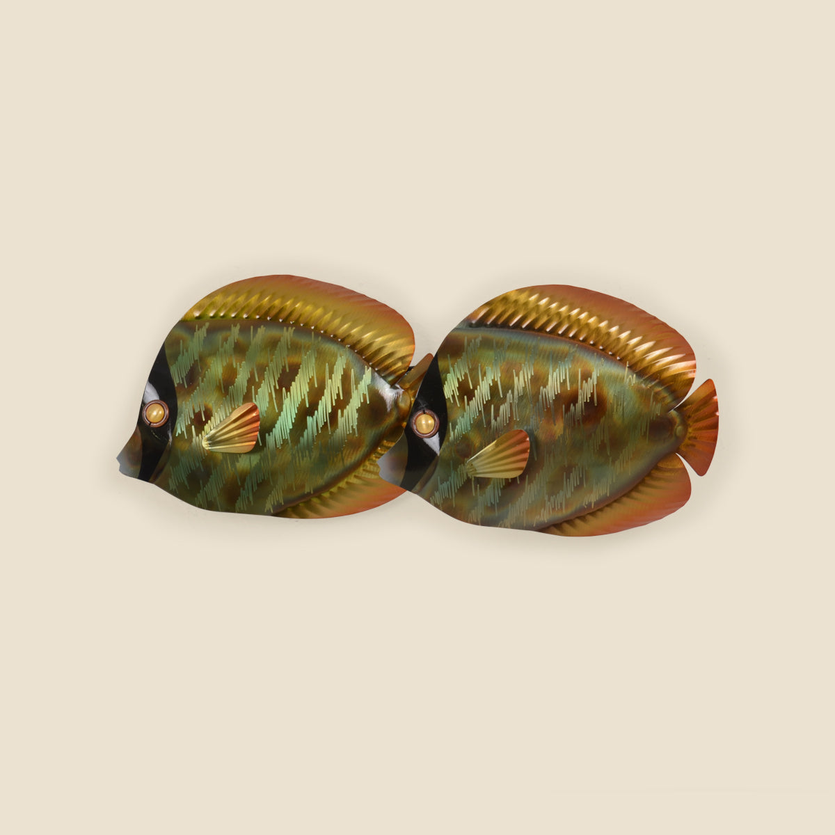 Double Butterfly Fish Wall Art