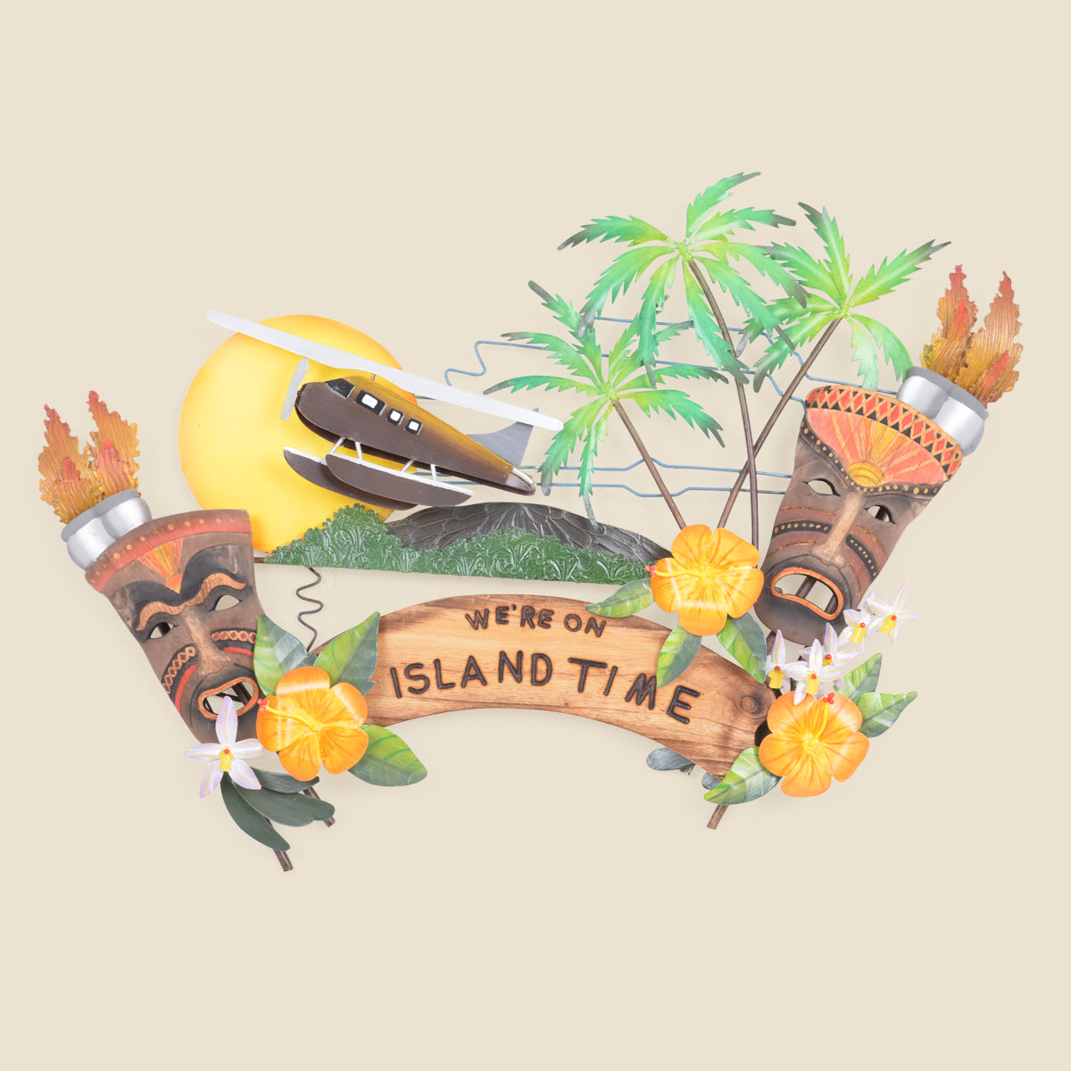 Island Time Metal Wall Art