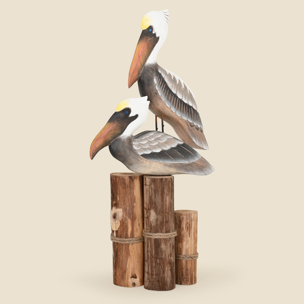 Pelicans on Piling Tabletop Art